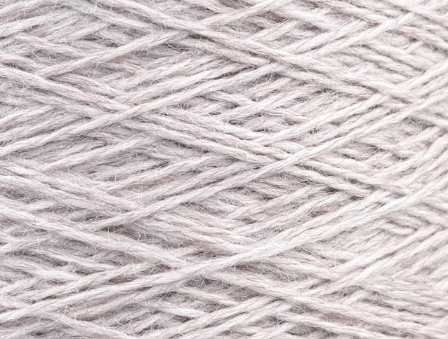 Di.Vè Norwaywool Nm 2/5 – Fil en 100 % laine col. Mélange beige et gris clair